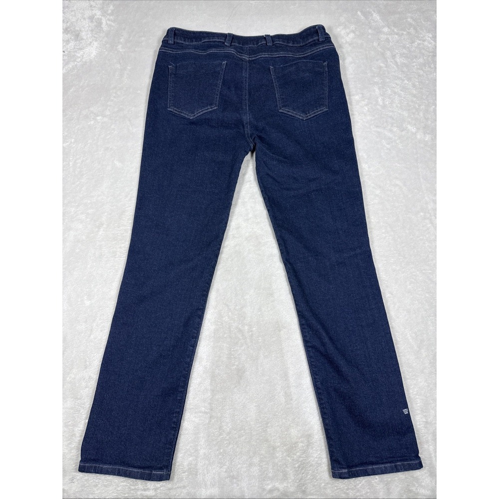 Mack Weldon Jeans Mens 36x32 (Fits 34x29) Silver Denim Indigo Selvedge Dark - Picture 2 of 12